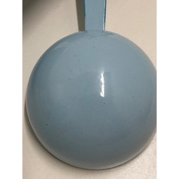 Bohemian 4-Piece Stainless Steel Measuring Cup Set 1 Cup 1/2 1/3 1/4 Blue Finish - Picture 6 of 8